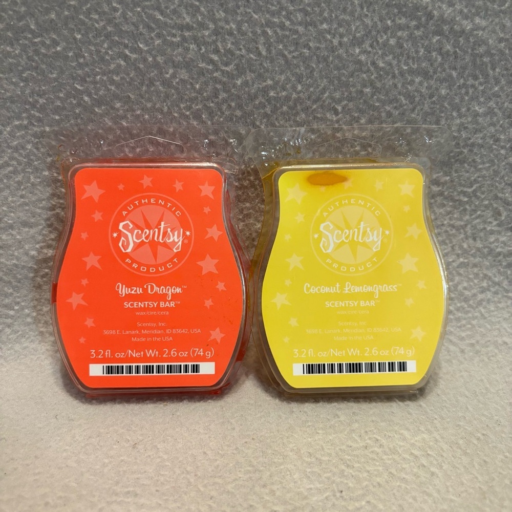 Scentsy Wax Bar Duo - Yuzu Dragon & Coconut Lemongrass